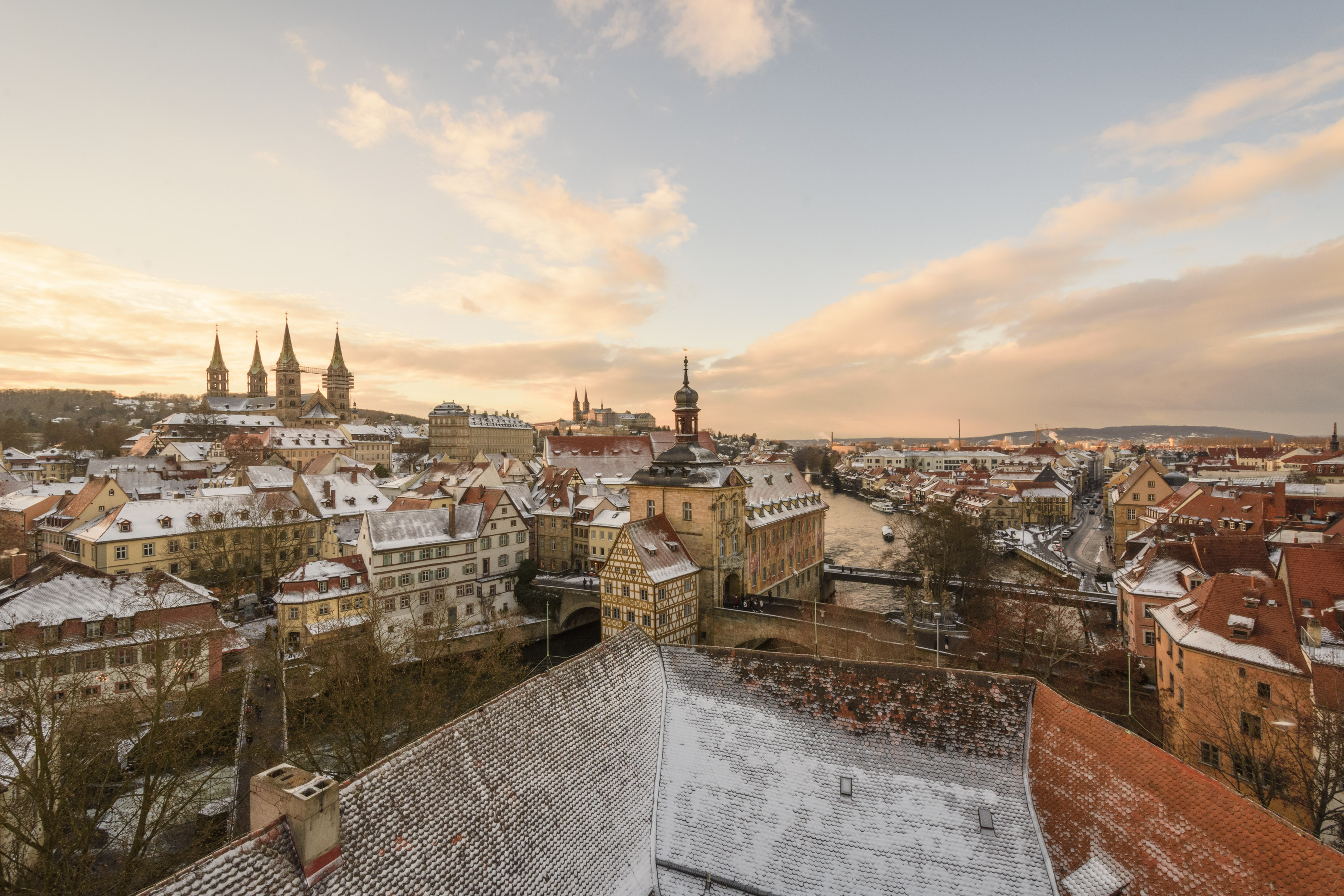 Blick über Bamberg